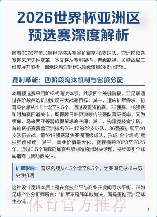 2026年国际足球世界杯赛事前瞻与深度解析